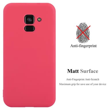 Skal Samsung Galaxy A8 PLUS 2018 Fodral Case (Röd)