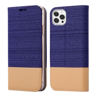 iPhone 13 PRO MAX Plånboksfodral Skal (Blå)
