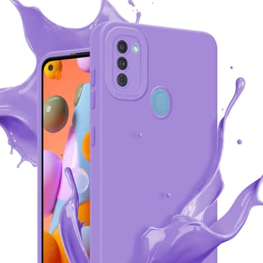 Samsung Galaxy A11 / M11 Skal Fodral Case (Lila)