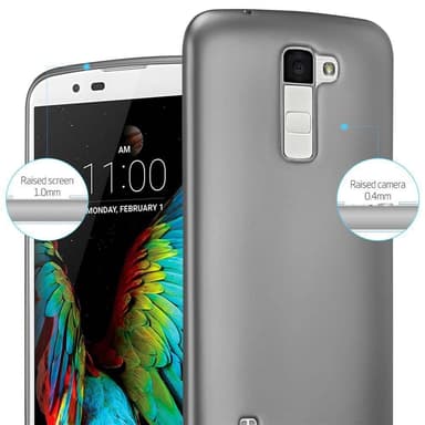 Skal LG K10 2016 Fodral Case (Grå)