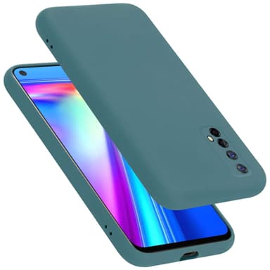 Realme 7 4G Skal Fodral Case (Grön)