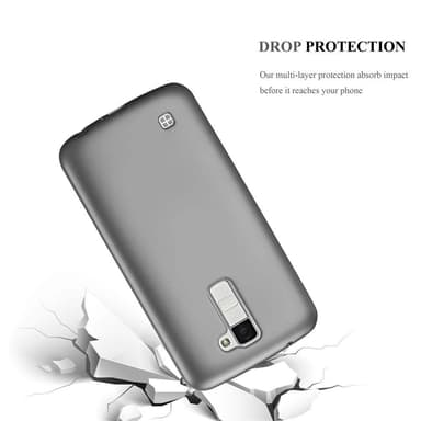 Skal LG K10 2016 Fodral Case (Grå)