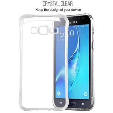 Samsung Galaxy J3 2015 Skal Fodral Case (Transparent)