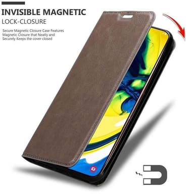 Samsung Galaxy A80 / A90 4G Skal Fodral Case (Brun)