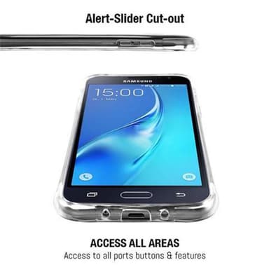 Samsung Galaxy J3 2015 Skal Fodral Case (Transparent)