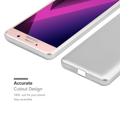 Skal Samsung Galaxy A7 2017 Fodral Case (Silver)