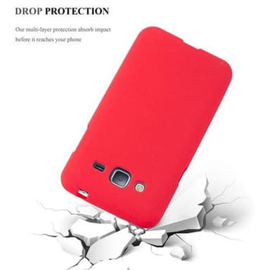Skal Samsung Galaxy J3 2016 Fodral Case (Röd)