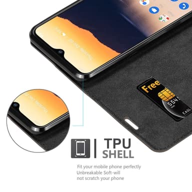 Nokia 2.3 Skal Fodral Case (Brun)