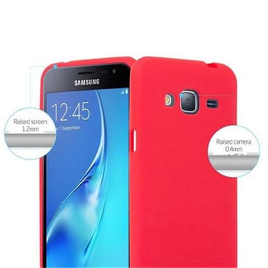 Skal Samsung Galaxy J3 2016 Fodral Case (Röd)