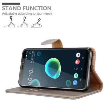 HTC Desire 12 PLUS Plånboksfodral Skal (Brun)