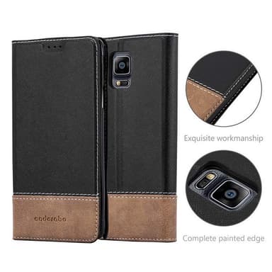 Samsung Galaxy NOTE 4 Skal Fodral Case (Svart)