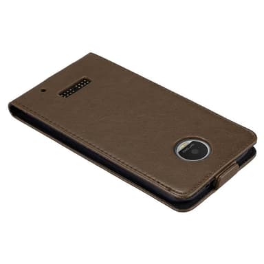 Motorola MOTO Z PLAY Flipfodral Skal (Brun)