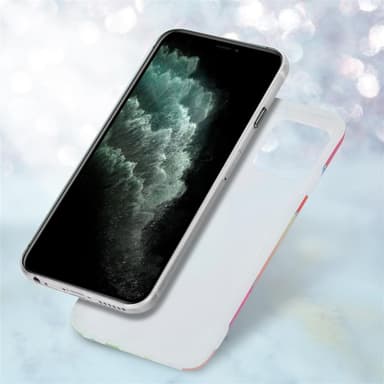 iPhone 12 MINI Plånboksfodral Skal (Rosa)