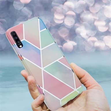 Samsung Galaxy A70 / A70s Plånboksfodral Skal (Rosa)