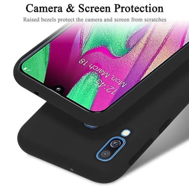Samsung Galaxy A40 Skal Fodral Case (Svart)