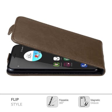 ZTE Blade V7 Flipfodral Skal (Brun)