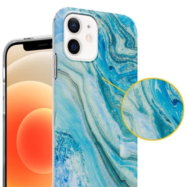 iPhone 12 PRO MAX Plånboksfodral Skal (Blå)