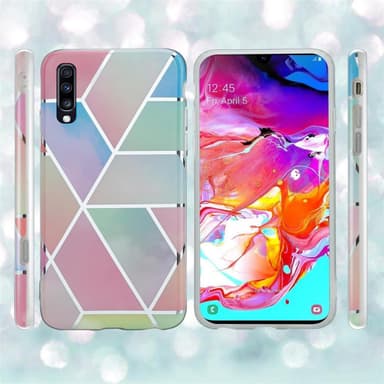 Samsung Galaxy A70 / A70s Plånboksfodral Skal (Rosa)