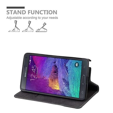 Samsung Galaxy NOTE 4 Skal Fodral Case (Svart)