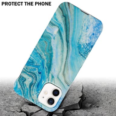 iPhone 12 PRO MAX Plånboksfodral Skal (Blå)