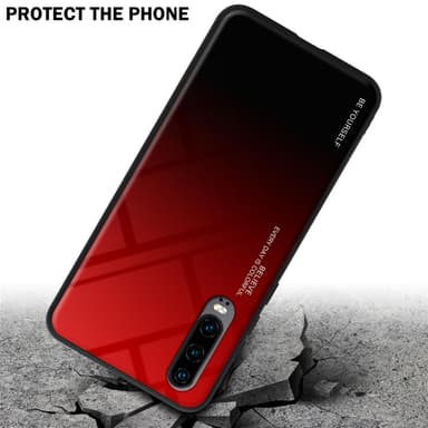 Huawei P30 Skal Fodral Case (Svart)