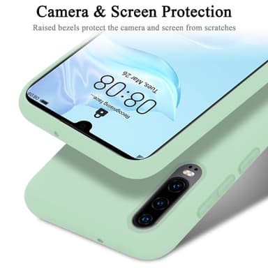 Huawei P30 Skal Fodral Case (Grön)