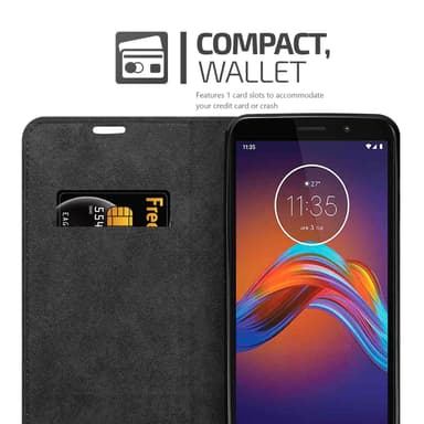 Motorola MOTO E6 PLAY Skal Fodral Case (Brun)