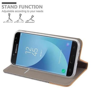 Samsung Galaxy J3 2017 Plånboksfodral Skal (Grå)