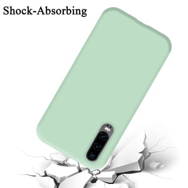 Huawei P30 Skal Fodral Case (Grön)
