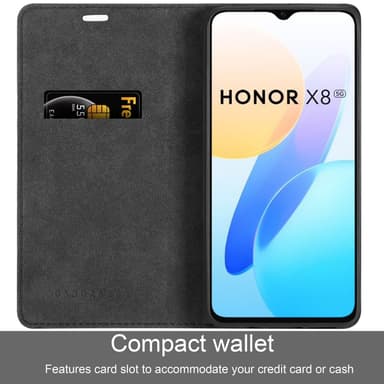 Honor X8 5G Skal Fodral Case (Svart)
