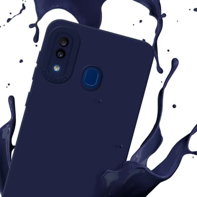 Samsung Galaxy A20 / A30 / M10s Skal Fodral Case (Blå)