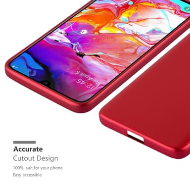 Skal Samsung Galaxy A70 / A70s Fodral Case (Röd)