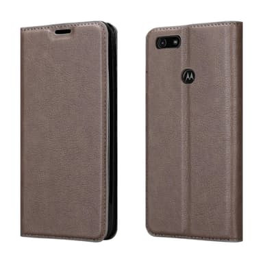 Motorola MOTO E6 PLAY Skal Fodral Case (Brun)