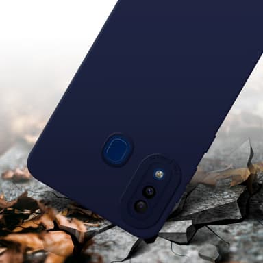 Samsung Galaxy A20 / A30 / M10s Skal Fodral Case (Blå)