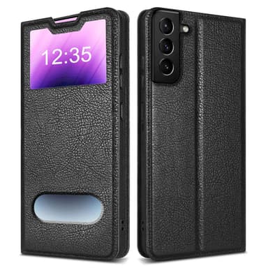 Samsung Galaxy S21 PLUS Plånboksfodral Skal (Svart)