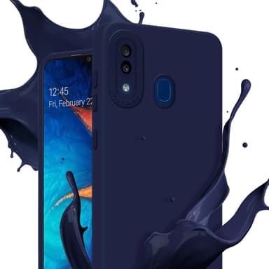 Samsung Galaxy A20 / A30 / M10s Skal Fodral Case (Blå)