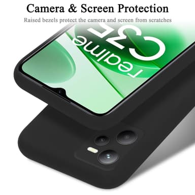 Realme C35 / Narzo 50A PRIME Skal Fodral Case (Svart)
