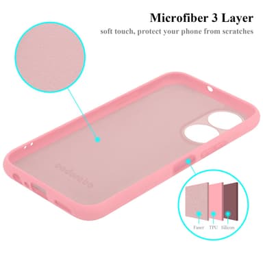 Honor X7 Skal Fodral Case (Rosa)