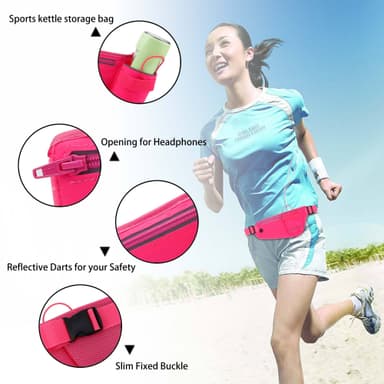 Fanny pack för mobiltelefonerJusterbar längd midjeväska