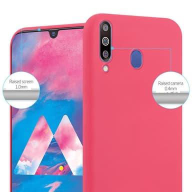 Skal Samsung Galaxy M30 / A40s Fodral Case (Röd)