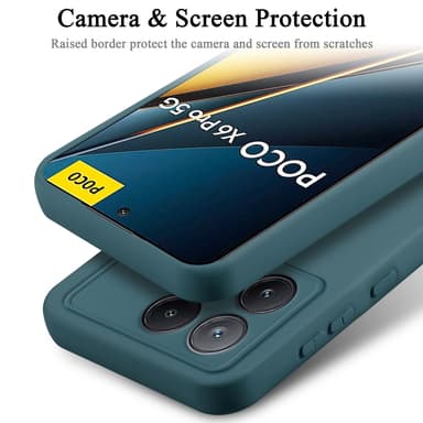 Xiaomi Poco X6 Pro Skal Fodral Case (Grön)
