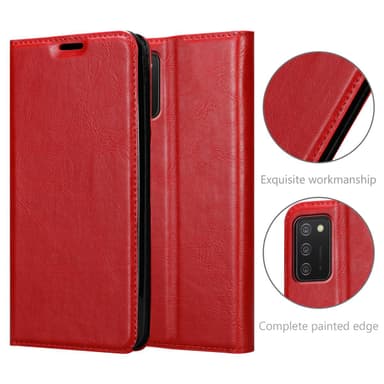 Samsung Galaxy A02s Skal Fodral Case (Röd)