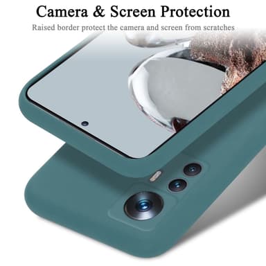 Xiaomi 12T / 12T PRO Skal Fodral Case (Grön)