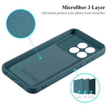 Xiaomi Poco X6 Pro Skal Fodral Case (Grön)