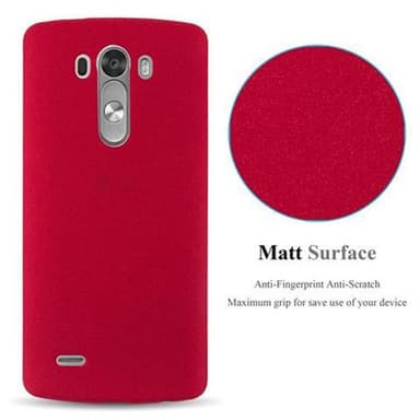 Skal LG G3 Fodral Case (Röd)