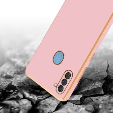 Samsung Galaxy A11 / M11 Skal Fodral Case (Rosa)