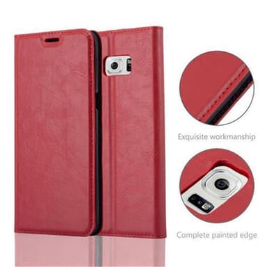 Samsung Galaxy S6 EDGE PLUS Skal Fodral Case (Röd)