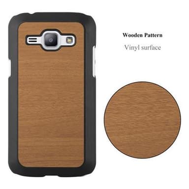 Samsung Galaxy J1 2015 Skal Fodral Case (Brun)