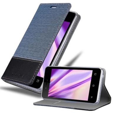 WIKO SUNNY 3 MINI Plånboksfodral Skal (Blå)