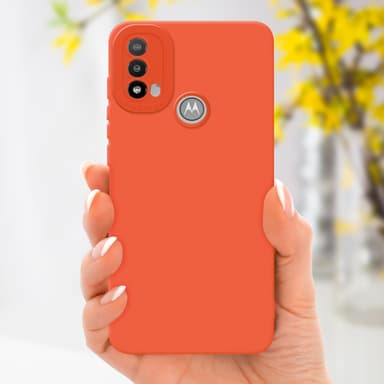 Motorola MOTO E20 Skal Fodral Case (Orange)